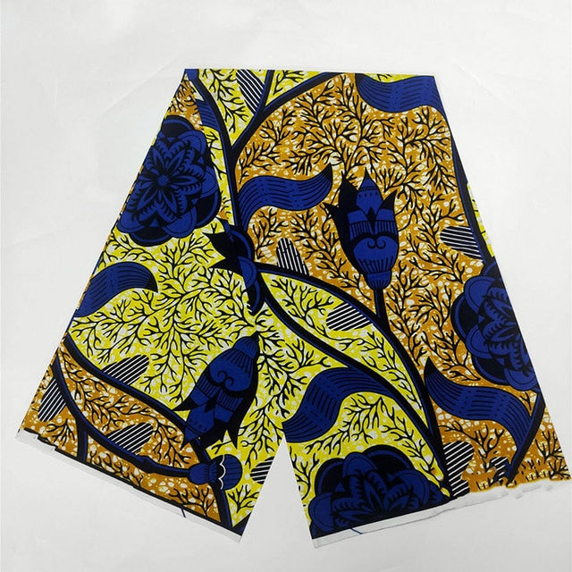 Soft 100% Cotton Veritable Real African Wax Print Fabric - Azahshopping