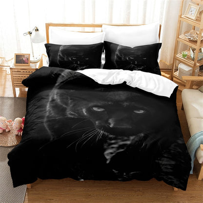 Lion, Tiger, Leopard Bedding Set Boy Duvet Cover Set 3d Bed Linen Fashion Print Comforter Cover - Duvet Cover Set