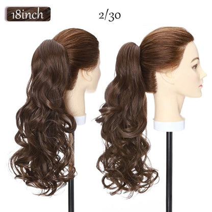 Synthetic 12-26inch Claw Clip On Ponytail Hair Extension