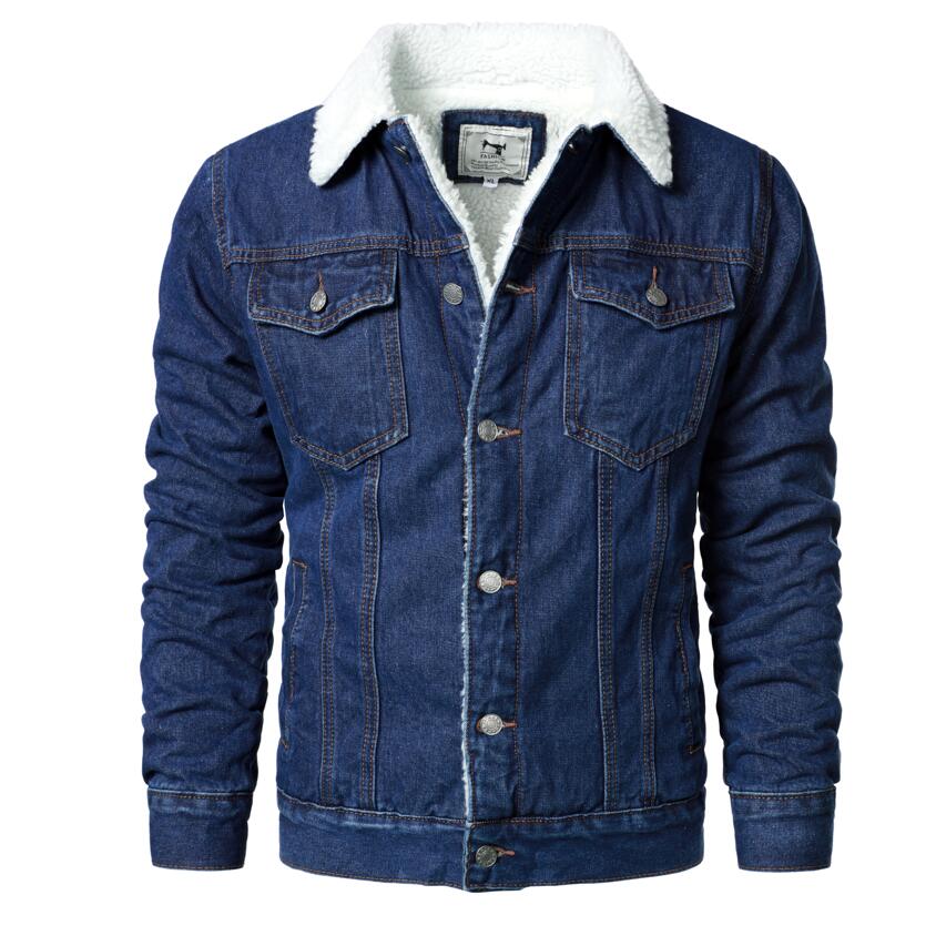 Men Light Blue Denim Jackets