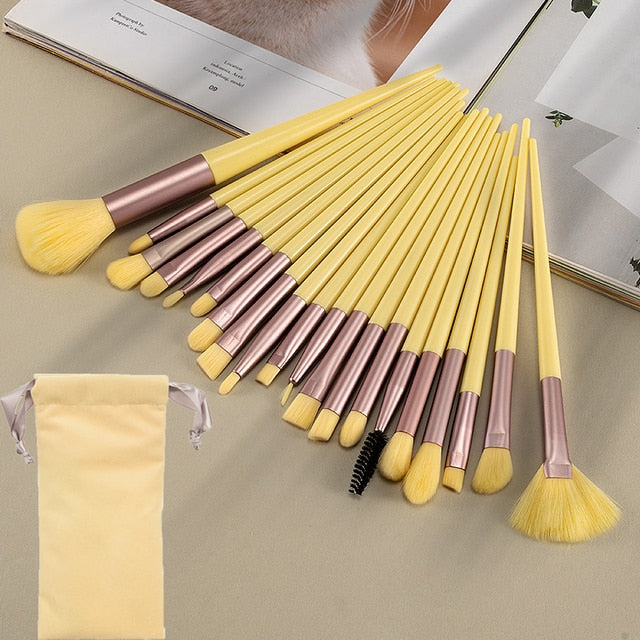 Soft Fluffy Makeup Brushes Set Eye Shadow Foundation