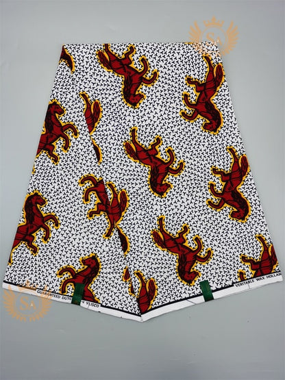 Veritable Real Wax Print Fabric Dutch Hollandais Pagne Africa Dress 100% Cotton - Azahshopping