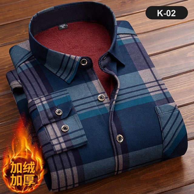 Men's Winter Plaid Shirts