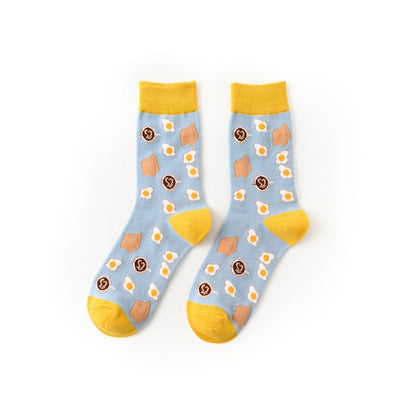 Funny Cute Cartoon Fruits Women Socks