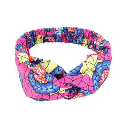 African Print Stretch Bandana Head Wrap