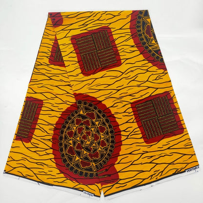 Soft 100% Cotton Veritable Real African Wax Print Fabric - Azahshopping