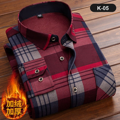 Men's Winter Plaid Shirts