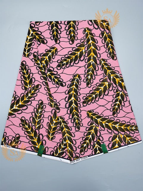 Veritable Real Wax Print Fabric Dutch Hollandais Pagne Africa Dress 100% Cotton - Azahshopping