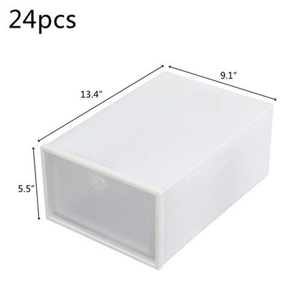 Shoe Rack Storage Bins Drawers Transparent Plastic Shoe Box