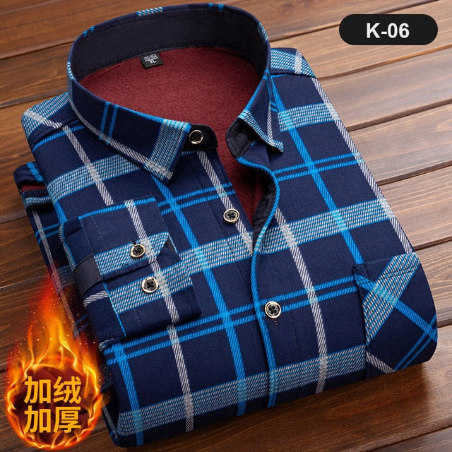 Men's Winter Plaid Shirts