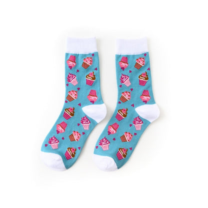 Funny Cute Cartoon Fruits Women Socks