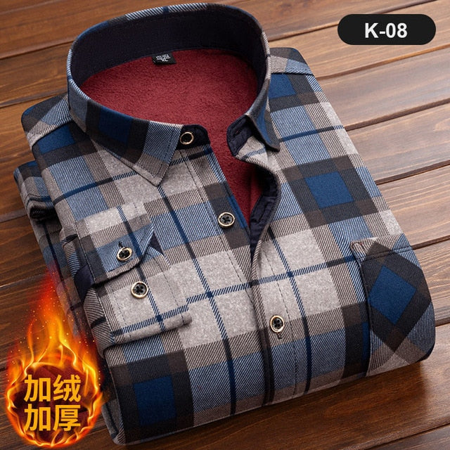 Men's Winter Plaid Shirts