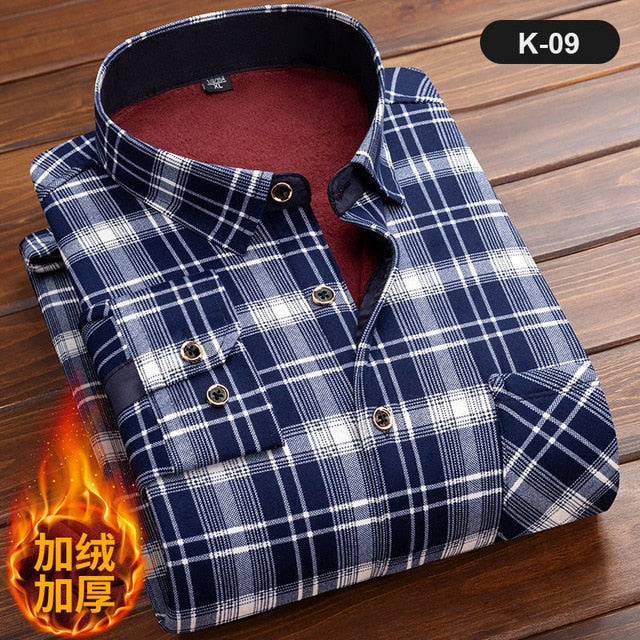 Men's Winter Plaid Shirts