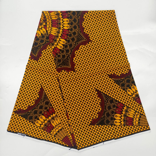 Soft 100% Cotton Veritable Real African Wax Print Fabric - Azahshopping