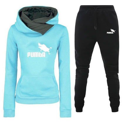 Hoodies Sweatshirt + Pants 2 Pieces Sets Tracksuit