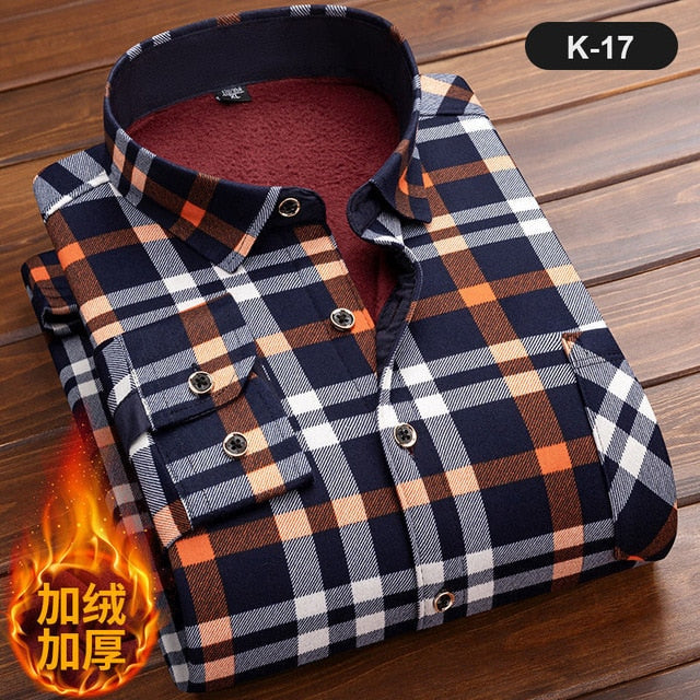 Men's Winter Plaid Shirts