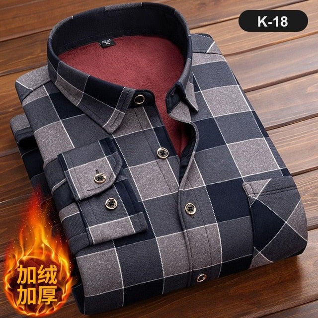 Men's Winter Plaid Shirts