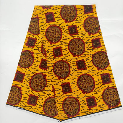 Soft 100% Cotton Veritable Real African Wax Print Fabric - Azahshopping