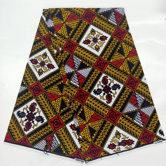 Soft 100% Cotton Veritable Real African Wax Print Fabric - Azahshopping