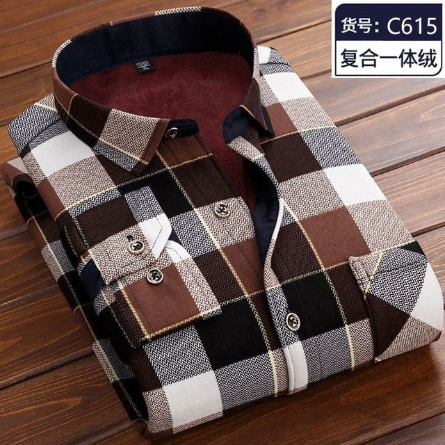 Men's Winter Plaid Shirts