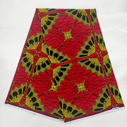 Soft 100% Cotton Veritable Real African Wax Print Fabric - Azahshopping