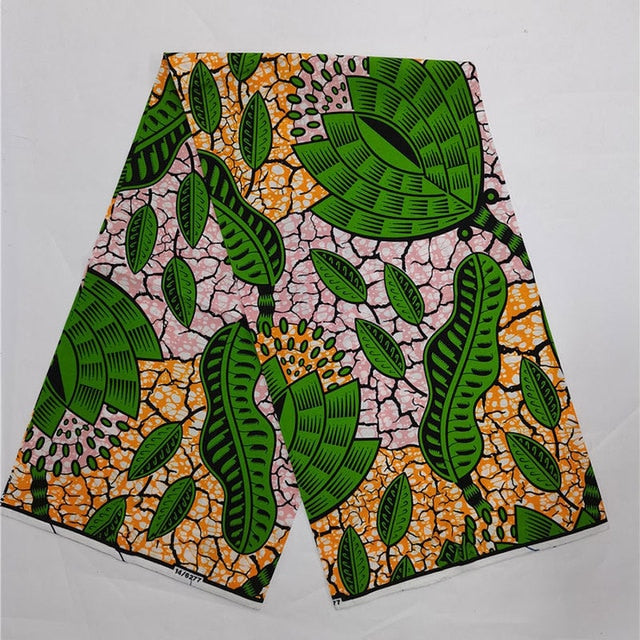 Soft 100% Cotton Veritable Real African Wax Print Fabric - Azahshopping