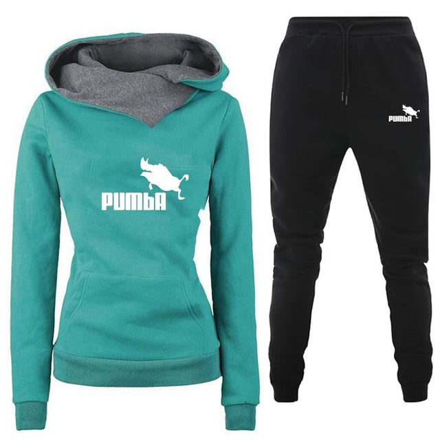 Hoodies Sweatshirt + Pants 2 Pieces Sets Tracksuit