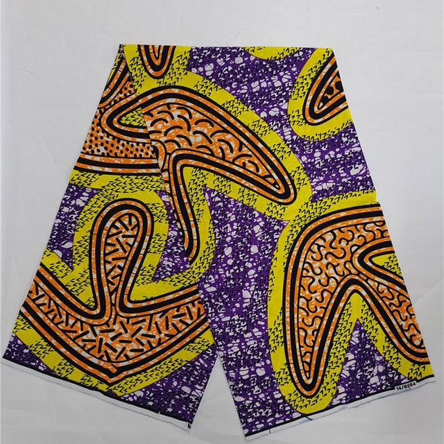 Soft 100% Cotton Veritable Real African Wax Print Fabric - Azahshopping