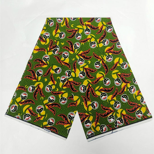 Soft 100% Cotton Veritable Real African Wax Print Fabric - Azahshopping