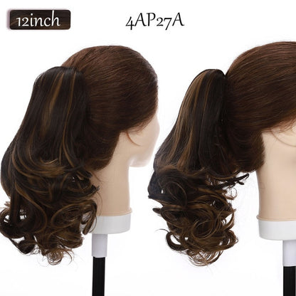 Synthetic 12-26inch Claw Clip On Ponytail Hair Extension