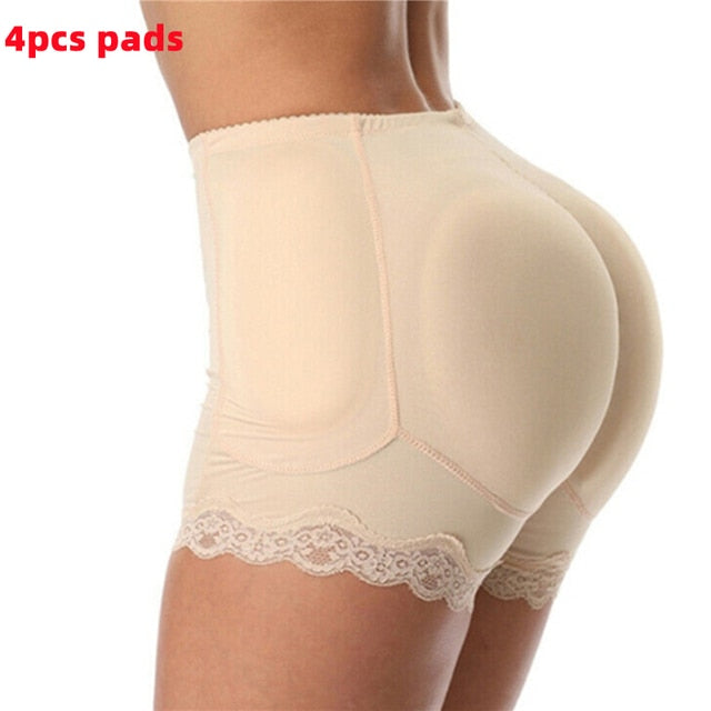 Women 2/4pcs Pads Enhancers Fake Ass Hip Butt Lifter Shapers