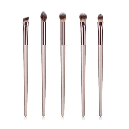 Champagne Makeup Brushes Set For Cosmetic