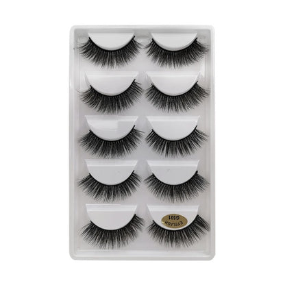 Natural Long Dramatic Fluffy 3d Wispy Eye Lashes Thick Soft - False Eyelashes