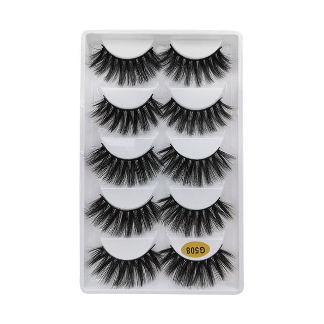 Natural Long Dramatic Fluffy 3d Wispy Eye Lashes Thick Soft - False Eyelashes