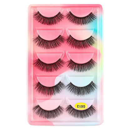 Natural Long Dramatic Fluffy 3d Wispy Eye Lashes Thick Soft - False Eyelashes