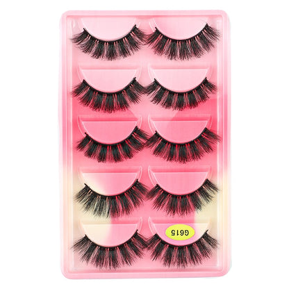 Natural Long Dramatic Fluffy 3d Wispy Eye Lashes Thick Soft - False Eyelashes