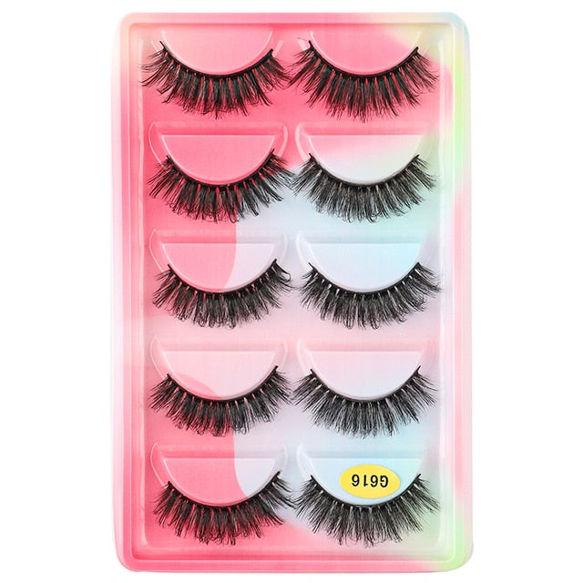 Natural Long Dramatic Fluffy 3d Wispy Eye Lashes Thick Soft - False Eyelashes