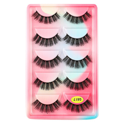 Natural Long Dramatic Fluffy 3d Wispy Eye Lashes Thick Soft - False Eyelashes