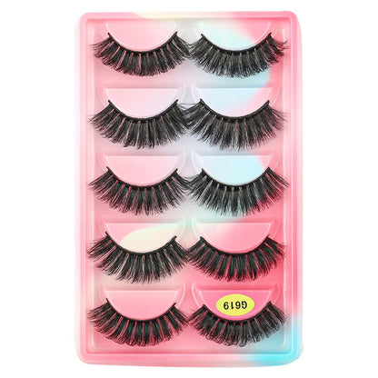 Natural Long Dramatic Fluffy 3d Wispy Eye Lashes Thick Soft - False Eyelashes