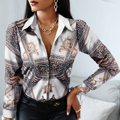 Long Sleeve Blouse Women Tops - Azahshopping