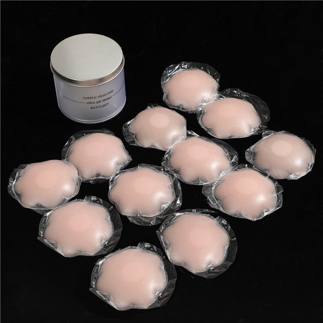 Reusable Women Breast Petals Lift Nipple Cover Stick on Bra