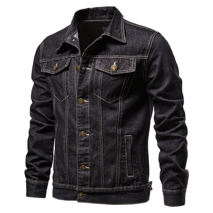 Men Light Blue Denim Jackets