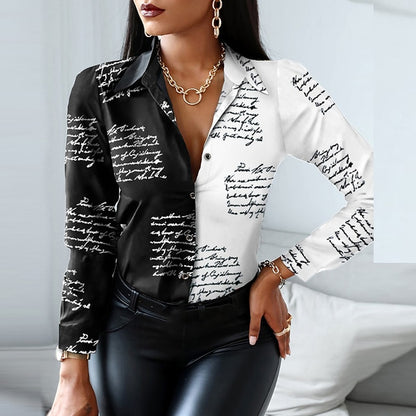 Long Sleeve Blouse Women Tops - Azahshopping