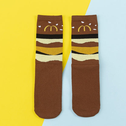 Funny Cute Cartoon Fruits Women Socks