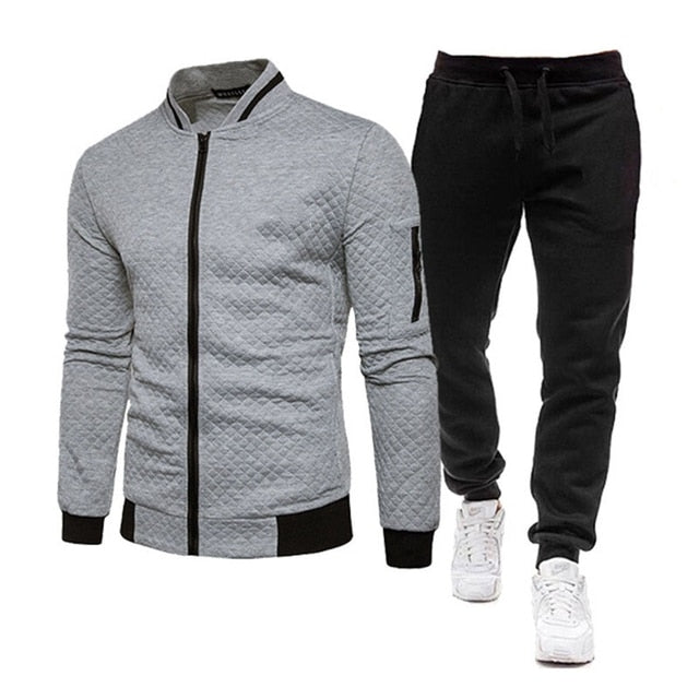 Mens Tracksuit Set Two Piece Tracksuit Men Sports Wear