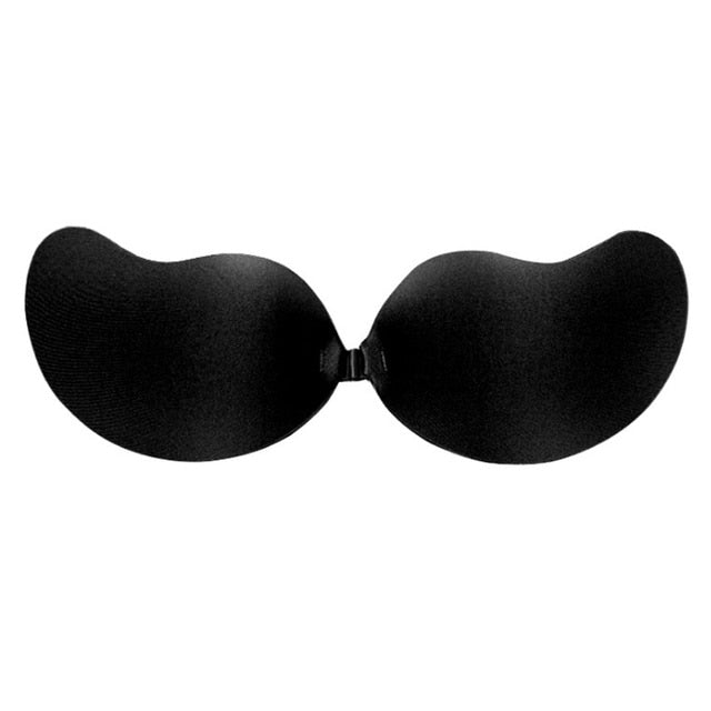 Silicone Sticky Invisible Backless Bra Strapless Push Up Bralette Nipple Cover