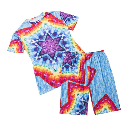 Tie Dye Sports Clothing Sets - Azahshopping