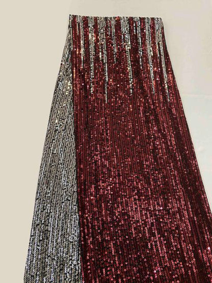 Sequins Nigerian Laces Fabric 5 Yards - Azahshopping