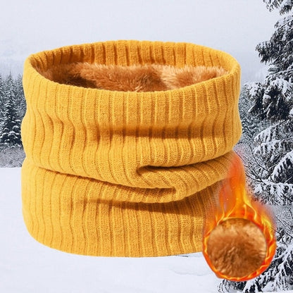 Neck Warmer Bandana Knitted Warm Solid Scarf for Women and Men