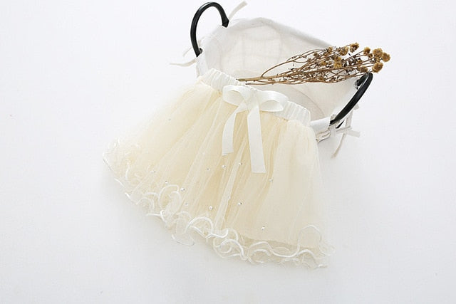 Pearl Short Cake Toddler Girl Skirt